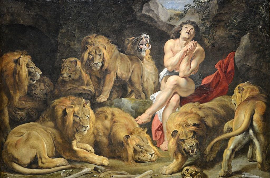Daniel dans la fosse aux lions