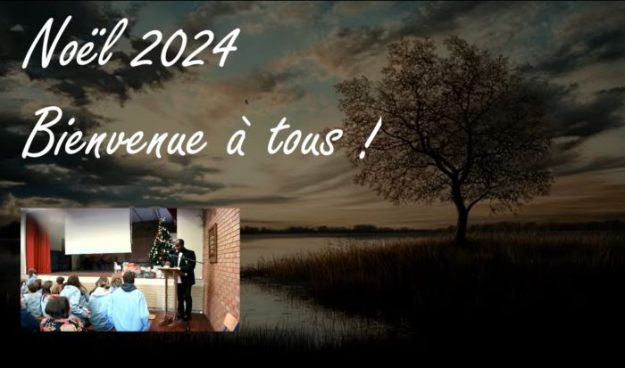 Culte intergénérationnel de Noël, présidé par le pasteur Amos Ngoua Mouri avec la participation de Claire Lefloch (conteuse professionnelle), des enfants de la catéchèse et des scouts