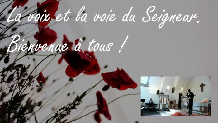 Culte du 11 mai 2025 "La voix et la voie du Seigneur" par le pasteur Amos Ngoua Mouri
