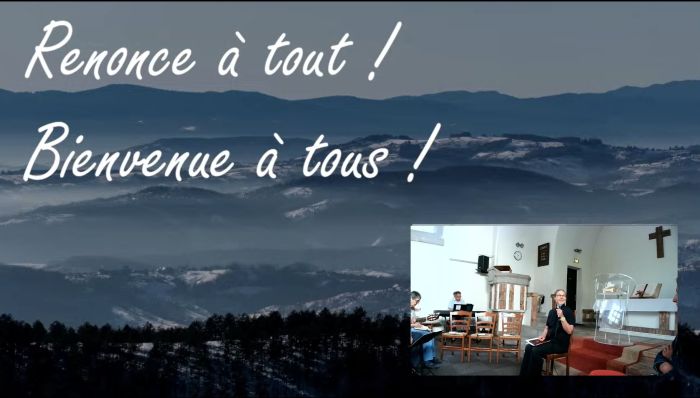 Culte du 7 septembre 2025 "Renonce à tout !" par la pasteure Heli Sirapian
