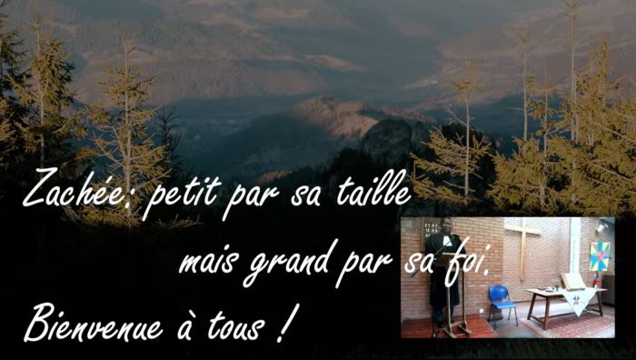 Culte du 2 novembre 2025 "Zachée: petit par sa taille mais grand par sa foi" par le pasteur Amos Ngoua Mouri