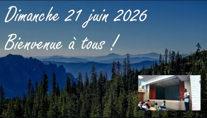 Culte du 21 juin 2026 "intergénérationnel" par le pasteur Amos Ngoua Mouri